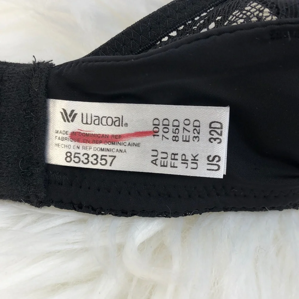 Wacoal Black Lace Impression T-Shirt Bra - Picture 5 of 6